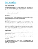 Las estrellas ¿Qué es una estrella?