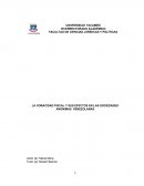 LA VORACIDAD FISCAL Y SUS EFECTOS EN LAS SOCIEDADES ANONIMAS VENEZOLANAS