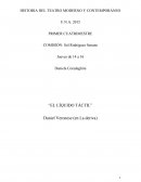 El líquido táctil, Daniel Veronese