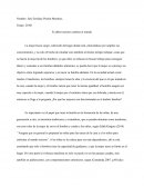 Ensayo del machismo. Es deber nuestro cambiar el mundo