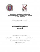 Unidad de Aprendizaje: Orientación I Actividad integradora