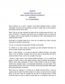 Reporte de la película Alguien tiene que ceder
