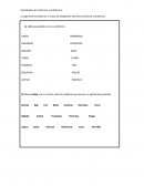 Actividades de sinónimos y antónimosb