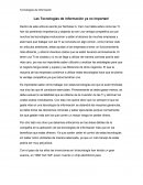 Las Tecnologías de información ya no importan!