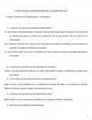 PRACTICAS DE GENERALIDADES DE LA ADMINISTRACIÓN
