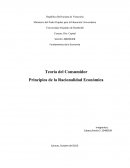 Fundamentos de la Economía TEORIA DEL CONSUMIDOR