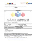 Presentación y entrega del portafolio PTA 2015 en el Establecimiento Educativo