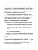 Costos y las finanzas de una empresa