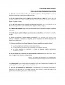 EVALUACION CIENCIAS SOCIALES. TEMA 1. LA CULTURA VENEZOLANA EN LA HISTORIA