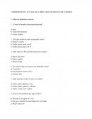 COMPRESIÓN DE LECTURA DEL LIBRO NADIE QUIERE JUGAR CONMIGO