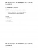 TRANSFORMACIÓN DE ESCHERICHIA COLI CON ADN PLASMIDICO