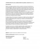 INFORME PRÁCTICA DE LABORATORIO DE QUÍMICA (PRÁCTICA Nº 7)