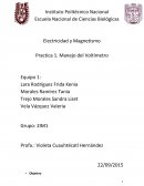 Practica 1. Manejo del Voltímetro