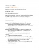 Experiencia profesional: 1 año como auxiliar en el área de compras de BUAP, 3 años como Supervisor de Almacén en Italpasta