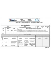 PROGRAMA ACADÉMICOPROFESIONAL EN COMERCIO INTERNACIONAL. Página 1