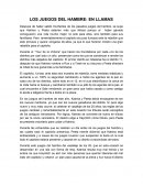 Los juegos del hambre, el llamas