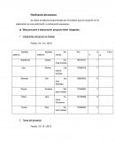 Planificación del proyecto:Se utilizó la bitácora proporcionada por el profesor guía en conjunto con la elaboración de una carta Gantt