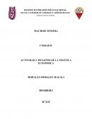 Actividad Desafíos de la política económica