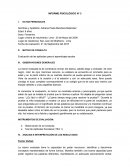 Informe Psicológico TEA