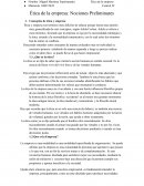 Ética de la empresa: Nociones Preliminares