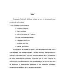 A continuación se buscara responder a dos preguntas relacionadas con la Empresa Biko. Página 1