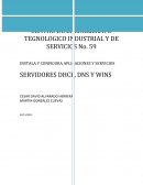 APLICACIONES Y SERVICIOS DE SERVIDORES DHCP, DNS Y WINS