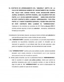 EL CONTRATO DE ARRENDAMIENTO DEL “INMUEBLE”