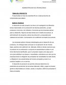 Productividad en línea de ensamble RS en unidad productiva de componentes para tablero