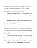 Analizando desde la ideología de Max Weber veremos el nacimiento de las religiones