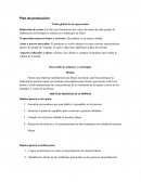 Plan de producción: Visión global de las operaciones