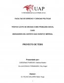 TRÁFICO ILÍCITO DE DROGAS COMO PROBLEMA SOCIAL