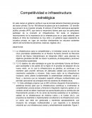 Competitividad e infraestructura estrategica