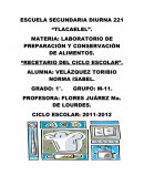 LABORATORIO DE PREPARACIÓN Y CONSERVACIÓN DE ALIMENTOS.