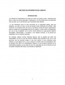 LOS METODOS DE INTERPRETACIÓN JURIDICA