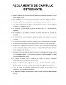 FORMAATO DE REGLAMENTO DE CAPITULO ESTUDIANTIL