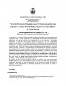 Ciclo de Formación Pedagógica para Profesionales y Técnicos