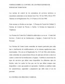 NORMAS SOBRE EL CONTROL DE LOS PRESTADORES DE SERVICIOS TURISTICOS.