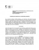 Acuerdo de no ejercicio de la acción penal definitivo