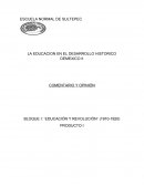 EDUCACIÓN Y REVOLUCIÓN (1910-1920) - LA EDUCACION EN EL DESARROLLO HISTORICO DE MEXICO