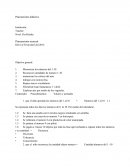 Plan didactico preescolar