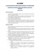 LEY 29090: LEY DE REGULACION DE HABILITACIONES URBANAS Y DE EDIFICACIONES