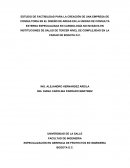 ESTUDIO DE FACTIBILIDAD PARA LA CREACIÓN DE UNA EMPRESA DE CONSULTORIA EN EL DISEÑO DE AREAS