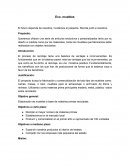 Proyecto de negocio: Ecomuebles