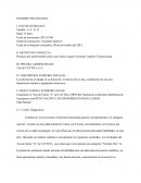 EVALUACION Y RESULTADOS DE INFORME PSICOLOGICO