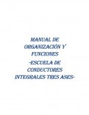 Como es el Manual de organizacion y funciones