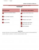 GUIA DE OBSERVACIÓN PARA LA EMPRESA “ELECZION“