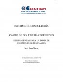 Informe Campo de Golf Harbor Dunes