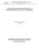UNIDAD 2B: EL PROBLEMA DEL SURGIMIENTO DE LA COMPLEJIDAD HUMANA, SU BIENESTAR Y VULNERABILIDAD: