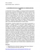 LA DISCRMINACION RACIAL EN LOS MEDIOS DE COMUNICACIÓN DEL PERÚ