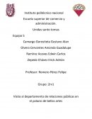 Visita al departamento de relaciones públicas en el palacio de bellas artes